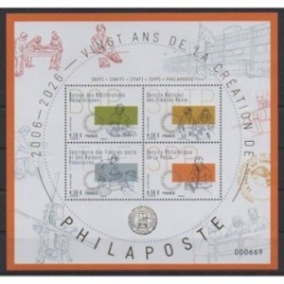 Buy this stamp of France of the year 2026 (20 ans de la création de Philaposte).