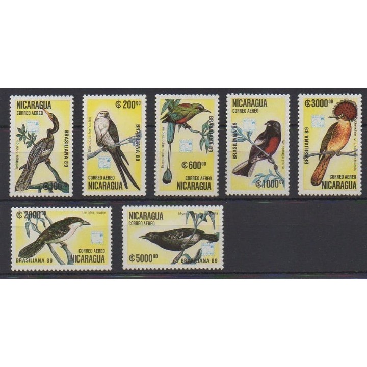 Buy these stamps of Nicaragua of the year 1989 (Nb PA1286/PA1292).