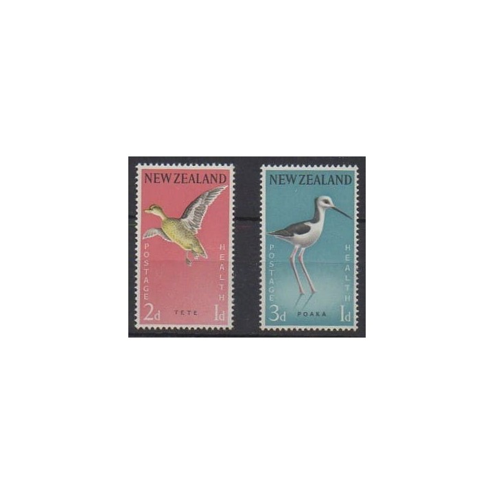 Acheter cette série de timbres de Nouvelle-Zélande de l'année 1959 (No 379/380).