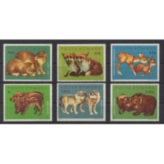 Buy this set of stamps of Romania of the year 1972 (Nb 2674/2679).