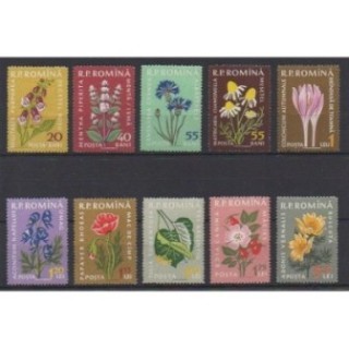 Acheter cette série de timbres de Roumanie de l'année 1959 (No 1652/1661).