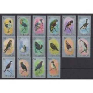 Buy this set of stamps of St. Lucia of the year 1976 (Nb 386/401). - Mint hinged