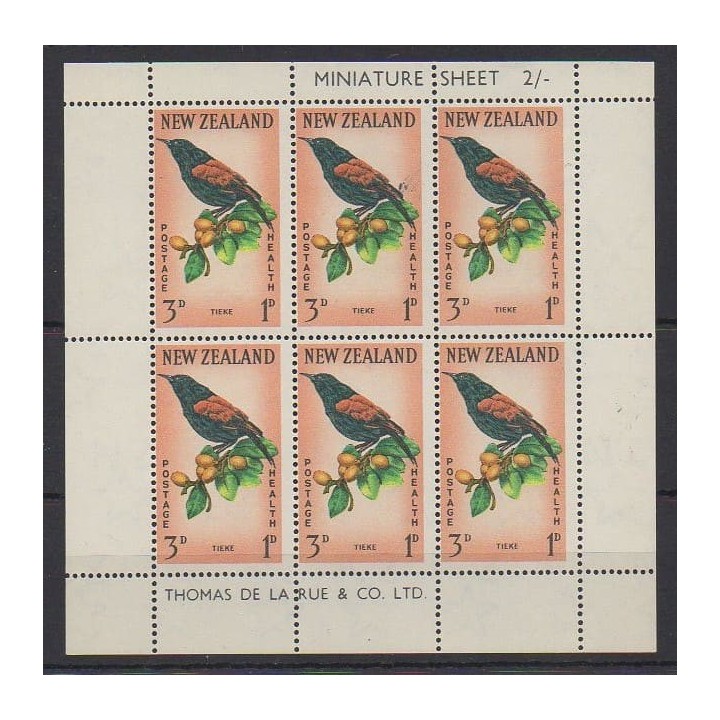 Buy this souvenir sheet  of New Zealand of the year 1962 (Nb BF12).