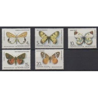 Buy this set of stamps of Russia of the year 1986 (Nb 5285/5289).