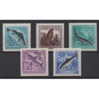 Buy this set of stamps of Russia of the year 1959 (Nb 2184A/2186). - Mint hinged