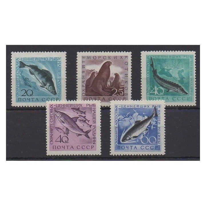 Buy this set of stamps of Russia of the year 1959 (Nb 2184A/2186). - Mint hinged