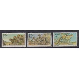 Acheter cette série de timbres du Sud-Ouest africain de l'année 1976 (No 365/367).