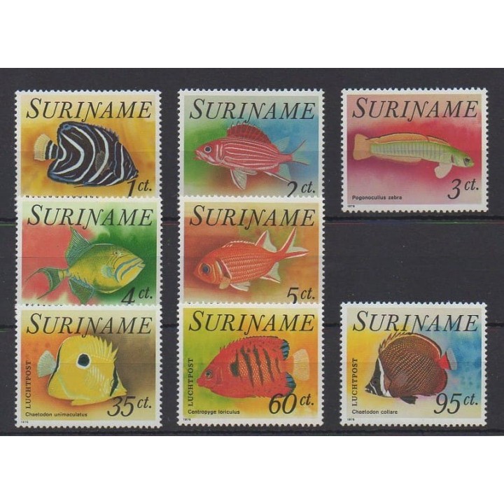Acheter cette série de timbres de Surinam de l'année 1976 (No 647/651 - PA53/PA55). - Neuf avec charnière