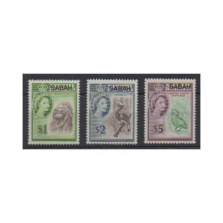 Buy this set of stamps of Malaysia of the year 1964 (Nb 13/15).