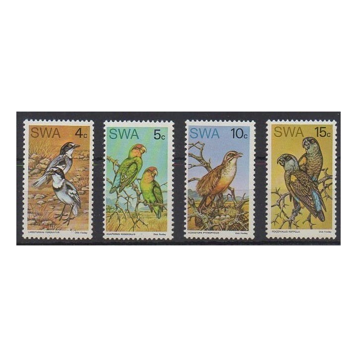 Buy this set of stamps of South-West Africa of the year 1974 (Nb 334/337).
