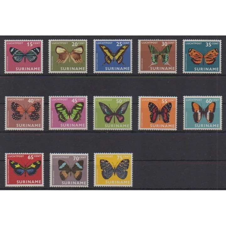 Buy this set of stamps of Suriname of the year 1972 (Nb PA40/PA52).