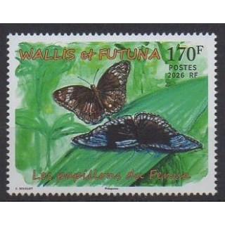 Acheter ce timbre de Wallis et Futuna de l'année 2026 (Les papillons du Fenua).
