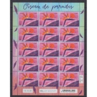 Buy this souvenir sheet  of France of the year 2024 (Nb F125 - Oiseaux du Paradis).