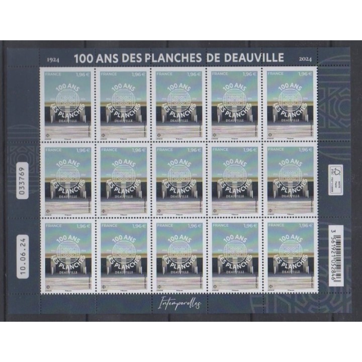 Acheter ce feuillet de France de l'année 2024 (No F154 - Les planches de Deauville).