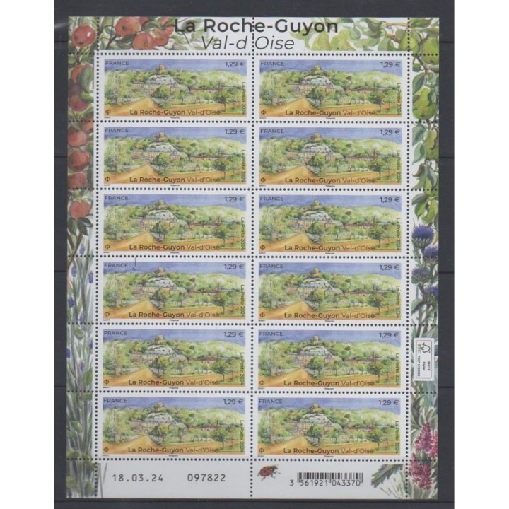 Acheter ce feuillet de France de l'année 2024 (No F144 - La Roche-Guyon).
