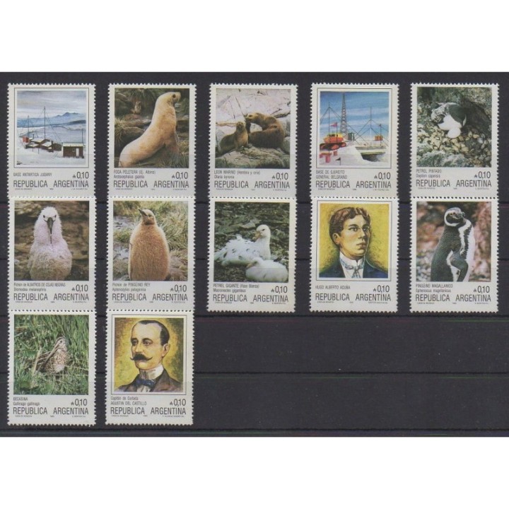 Acheter cette série de timbres d'Argentine de l'année 1986 (No 1522/1533).