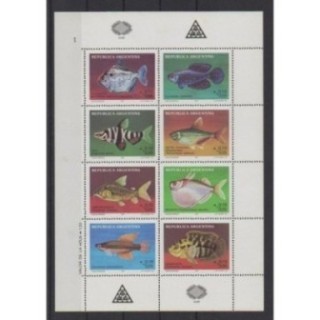 Acheter cette série de timbres d'Argentine de l'année 1987 (No 1577/1584).
