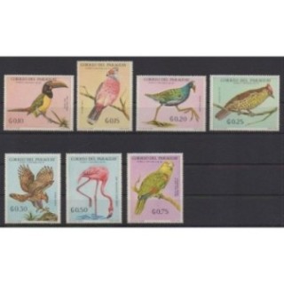 Acheter cette série de timbres du Paraguay de l'année 1969 (No 986/992). - Neuf avec charnière