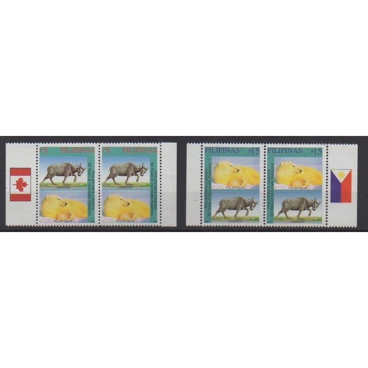 Buy this set of stamps of Philippines of the year 1999 (Nb 2546/2547 paire).