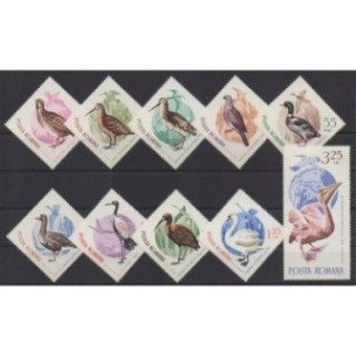 Buy this set of stamps of Romania of the year 1965 (Nb 2145/2154). - Mint hinged