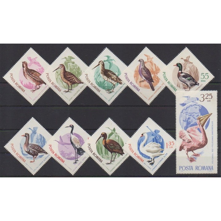 Buy this set of stamps of Romania of the year 1965 (Nb 2145/2154). - Mint hinged