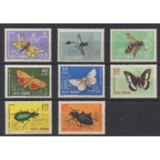 Buy this set of stamps of Romania of the year 1964 (Nb 1968/1975).