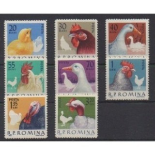 Acheter ces timbres de Roumanie de l'année 1963 (No 1908/1915).