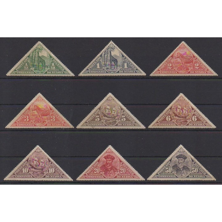 Acheter cette série de timbres du Mozambique - Nyassa de l'année 1924 (No T1/T9). - Neuf avec charnière