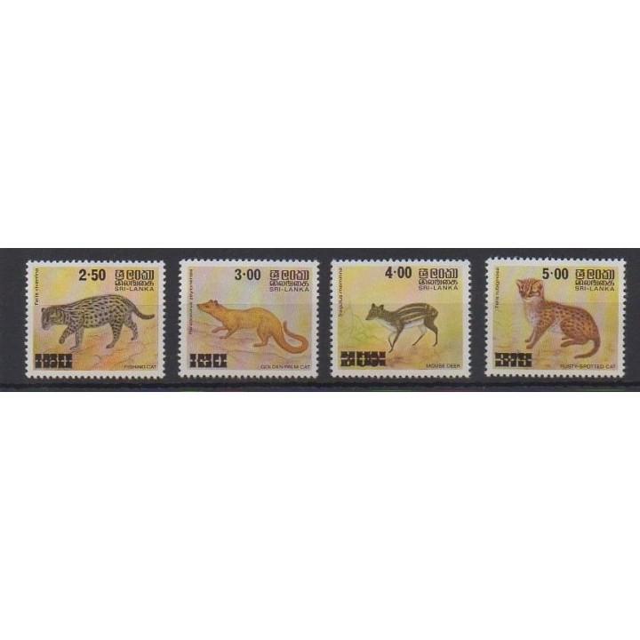 Buy this set of stamps of Sri Lanka of the year 1981 (Nb 559/562).