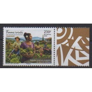 Acheter ce timbre de Nouvelle-Calédonie de l'année 2026 (Femmes rurales).