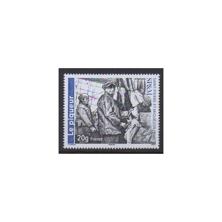 Buy this stamp of Saint-Pierre et Miquelon of the year 2026 (Le piqueur).