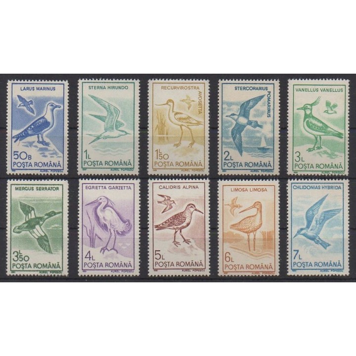 Buy this set of stamps of Romania of the year 1991 (Nb 3921/3930).