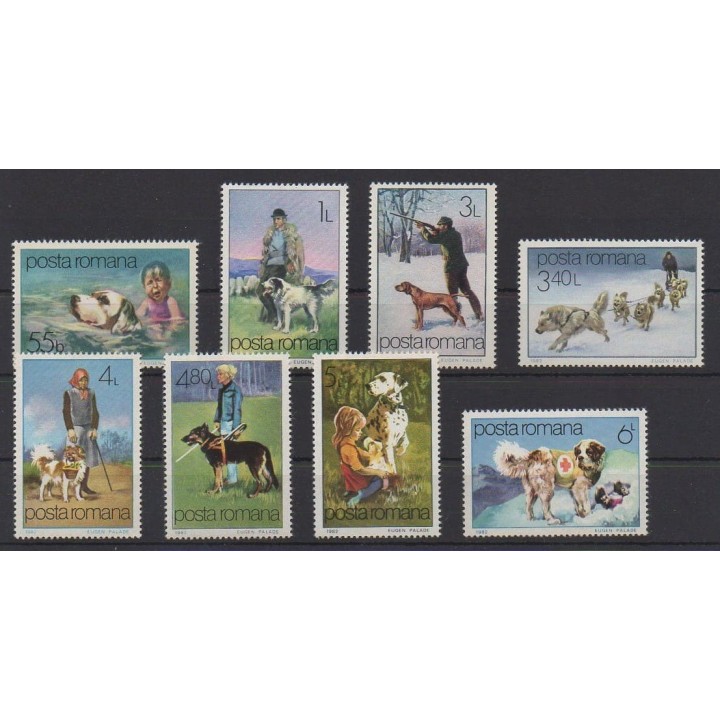 Buy this set of stamps of Romania of the year 1982 (Nb 3374/3381).