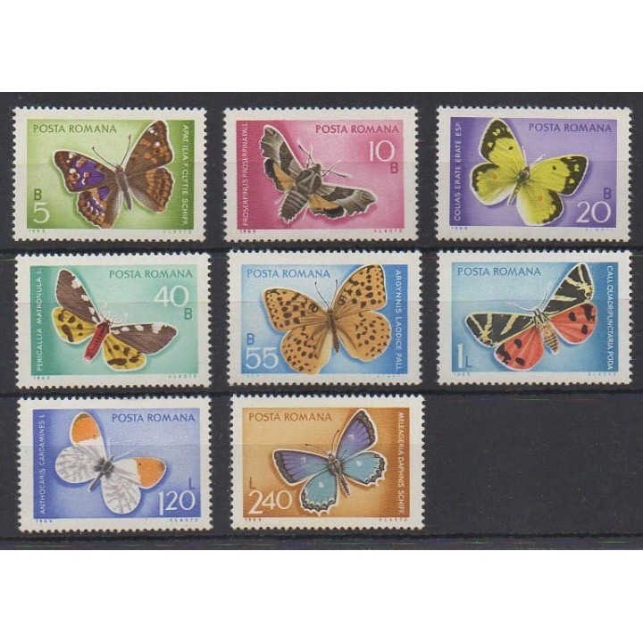 Acheter cette série de timbres de Roumanie de l'année 1969 (No 2468/2475).