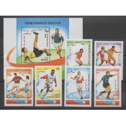 Afghanistan - 1996 - Nb 1488/1493 - BF 72 - Soccer World Cup