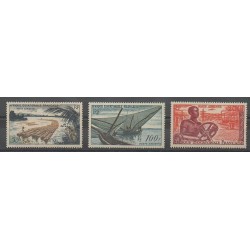 Afrique Equatoriale Française - 1955 - No PA58/PA60