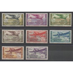 Afrique Equatoriale Française - 1937 - No PA 1/PA 8
