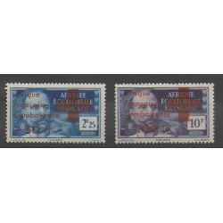 Afrique Equatoriale Française - 1943 - No 165/166