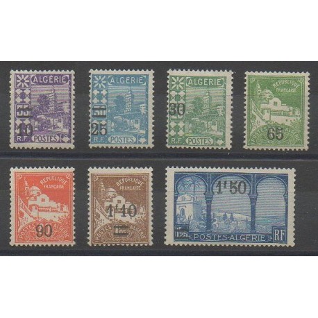 Algérie - 1927 - No 71/77