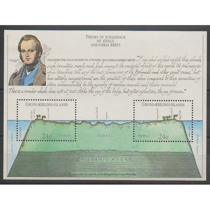 Stamps - Cocos (Island) - 1981 - Nb BF1 - Environment