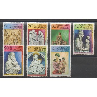 Timbres - Grenadines - 1979 - No 297/303 - Noël