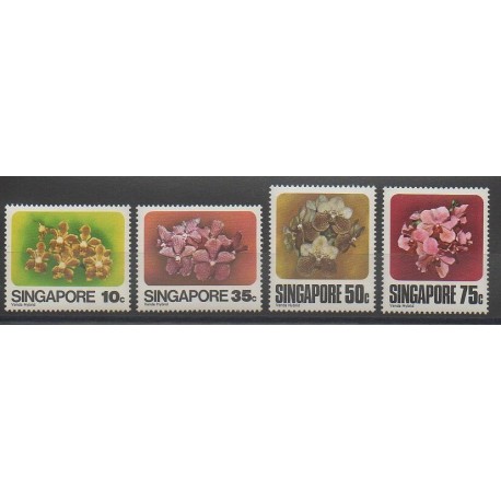 Singapore - 1979 - Nb 317/320 - Orchids