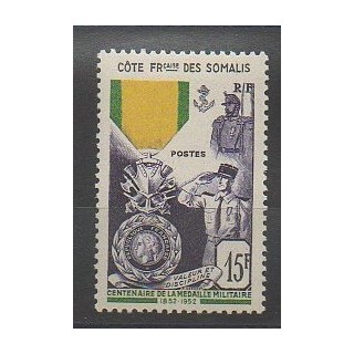 Timbres - Côte des Somalis  - 1952 - No 284