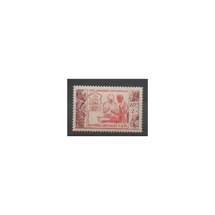 Timbres - Côte des Somalis  - 1950 - No 283