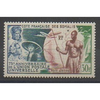 Timbres - Côte des Somalis  - 1949 - No PA23