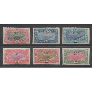Timbres - Côte des Somalis  - 1924 - No 116/121