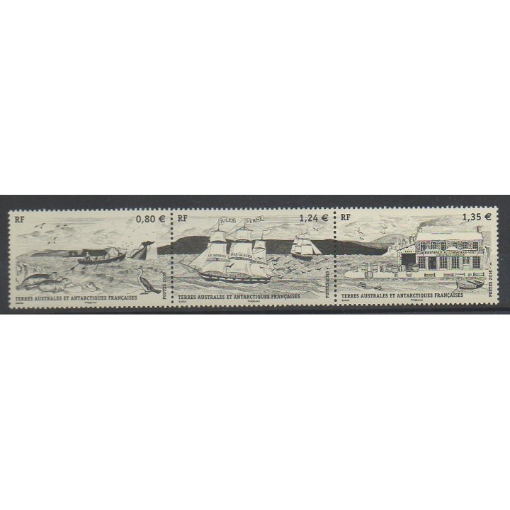 Timbres - TAAF - Timbres - 2016 - No 778/780 - Bateaux