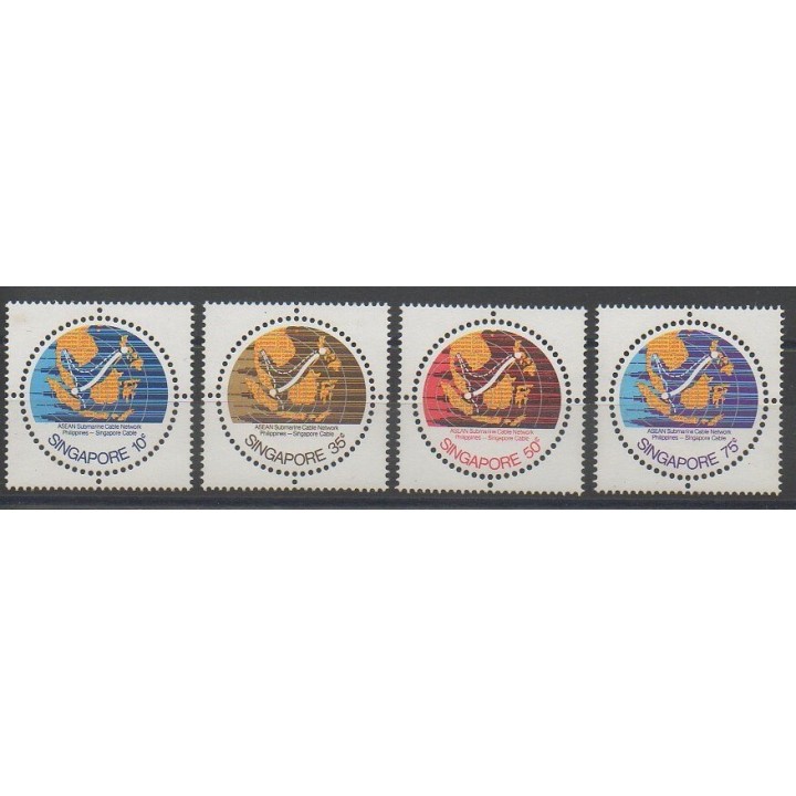 Timbres - Singapour - 1978 - No 302/305 - Sciences et Techniques