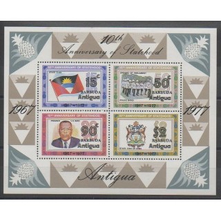 Stamps - Barbuda - 1978 - Nb BF29 - Various Historics Themes