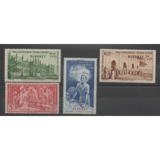 Timbres - Dahomey  - 1942 - No PA6/PA9